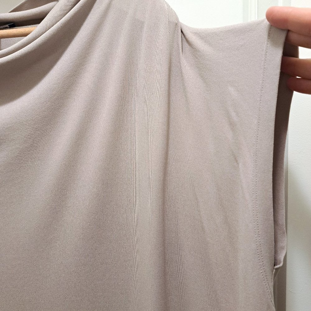 Eileen Fisher Stretch Silk Jersey Funnel Neck Tunic Size 2X - Picture 4 of 9